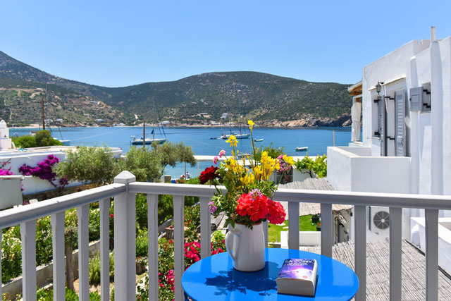 Balcony with sea view