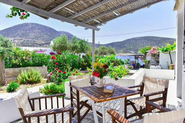 Veranda with garden view